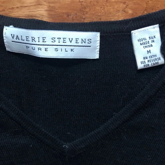 Valerie Stevens Black Sweater - Picture 3 of 3